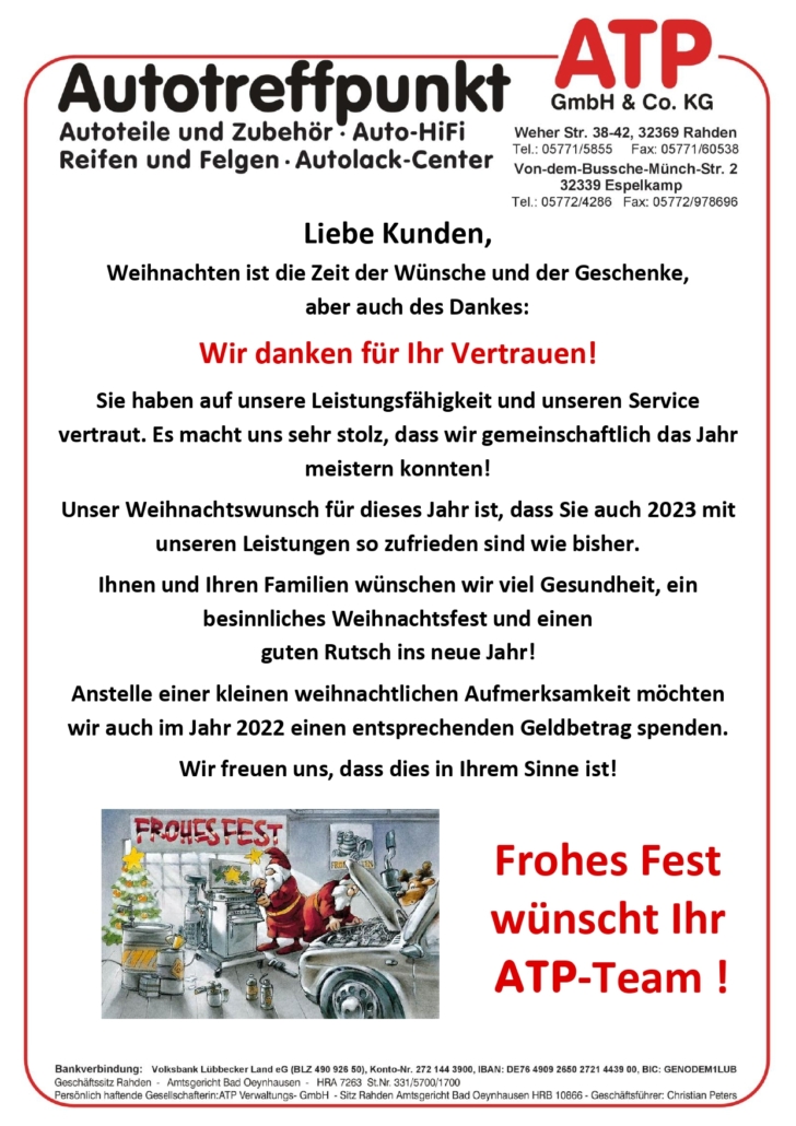 ATP Autotreffpunkt | Startseite